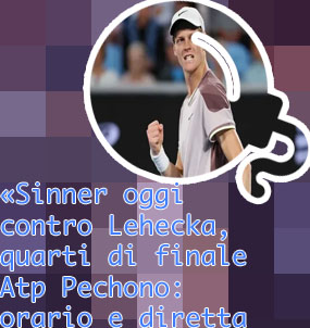 Sinner oggi tv